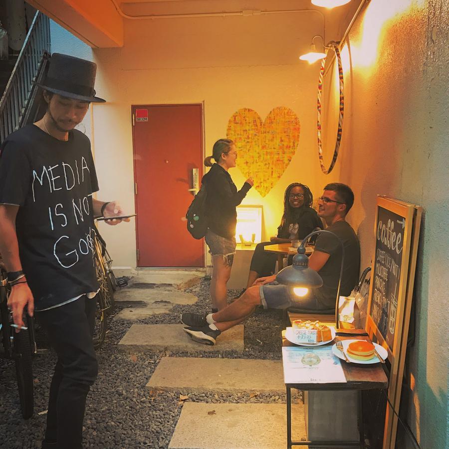 טוקיו Zabutton Hostel And Coffee מראה חיצוני תמונה