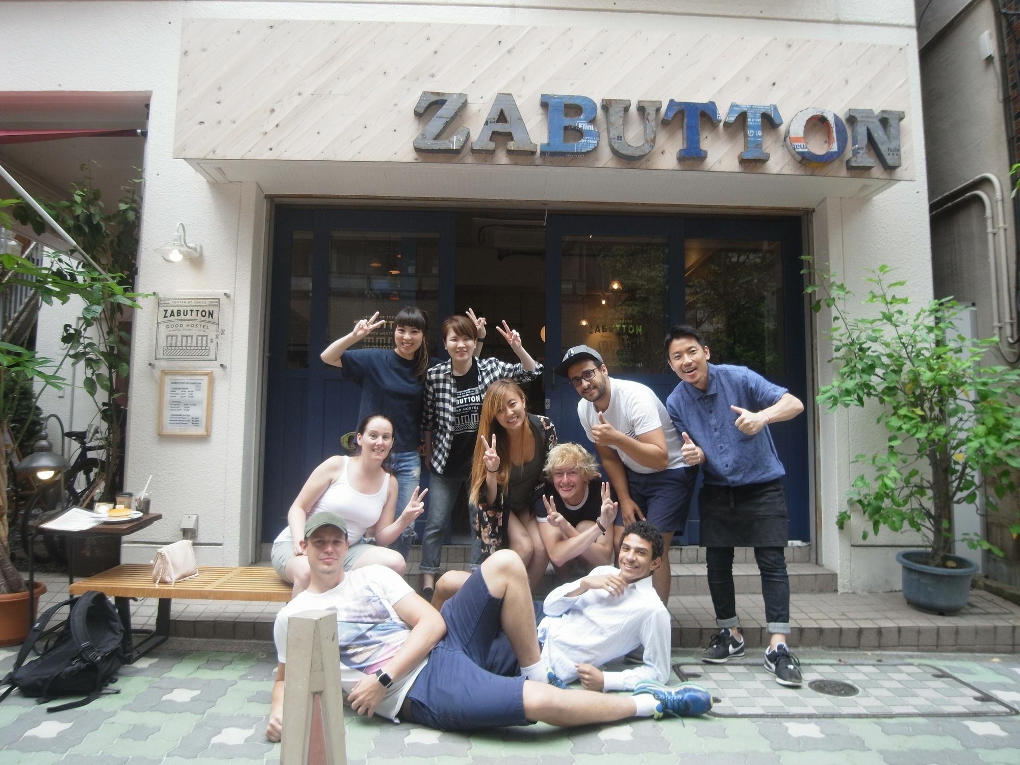 טוקיו Zabutton Hostel And Coffee מראה חיצוני תמונה