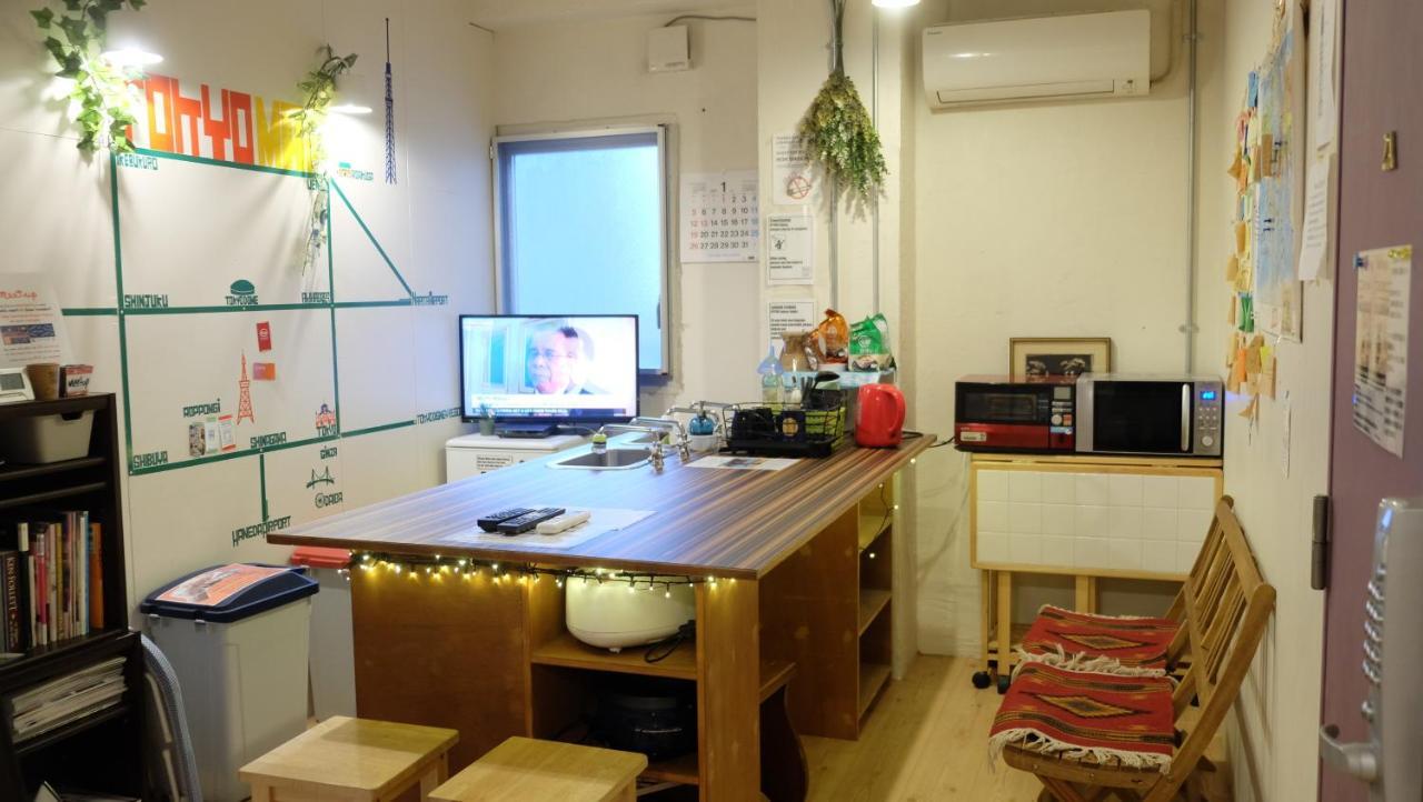 טוקיו Zabutton Hostel And Coffee מראה חיצוני תמונה