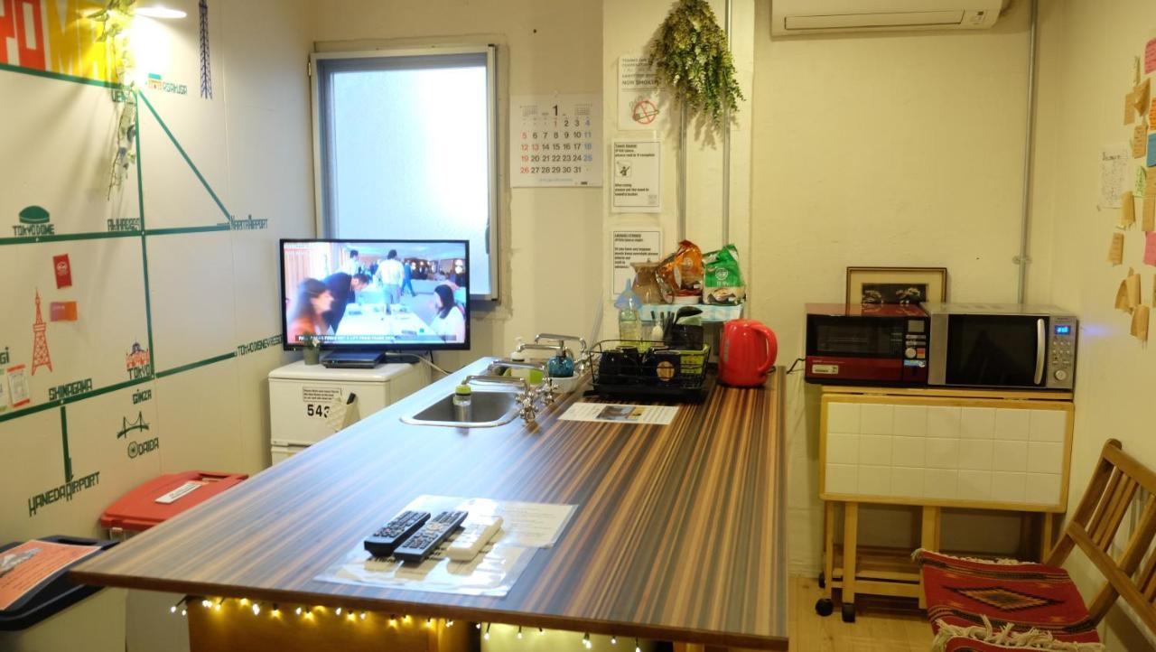 טוקיו Zabutton Hostel And Coffee מראה חיצוני תמונה
